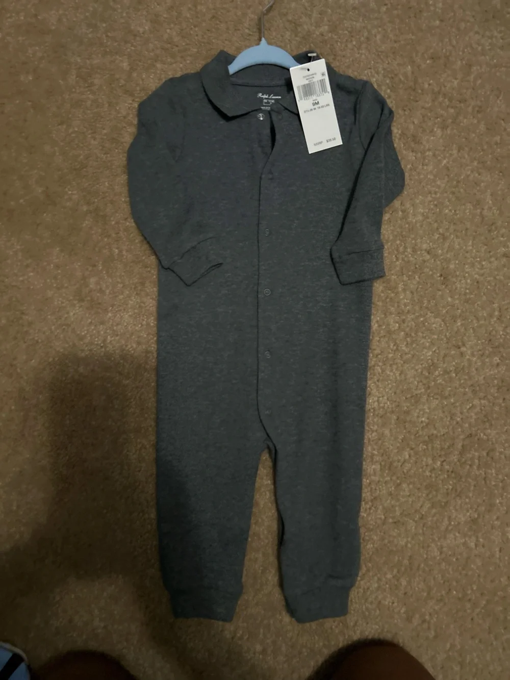 Polo Ralph Lauren Baby Boys Cotton Classic Polo Coverall 4 jumpsuits (9 months)